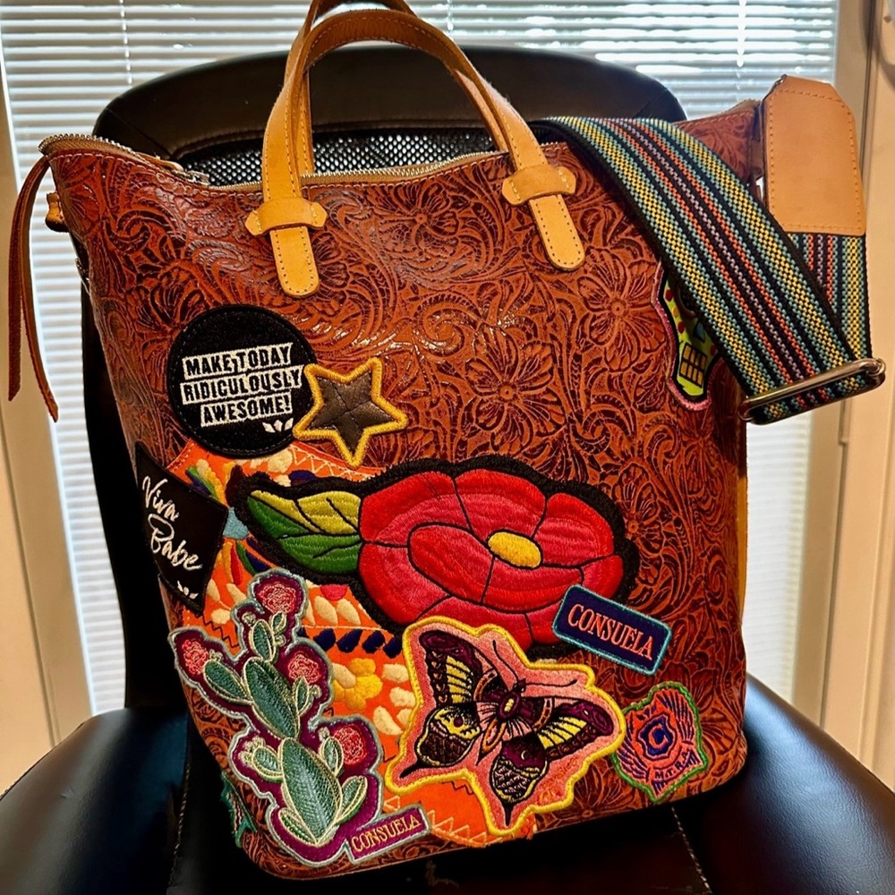 Consuela Leather Suzie Sling Tote Bag